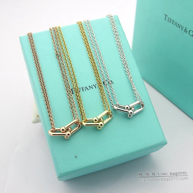 Tiffany飾品 蒂芙尼女士專櫃爆款關節鏈環項鏈 Tiffany純銀鎖骨鏈  zgt1755